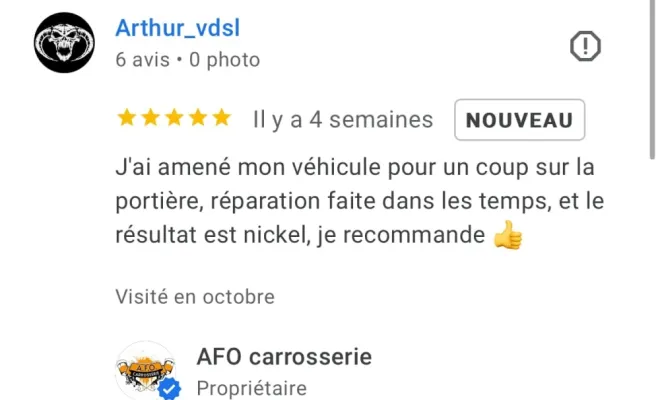 VOS AVIS COMPTE POUR NOUS !, Auchy-lez-Orchies, AFO Carrosserie